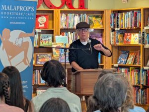 Former North Carolina Poet Laureate Joseph Bathanti read from his work.
